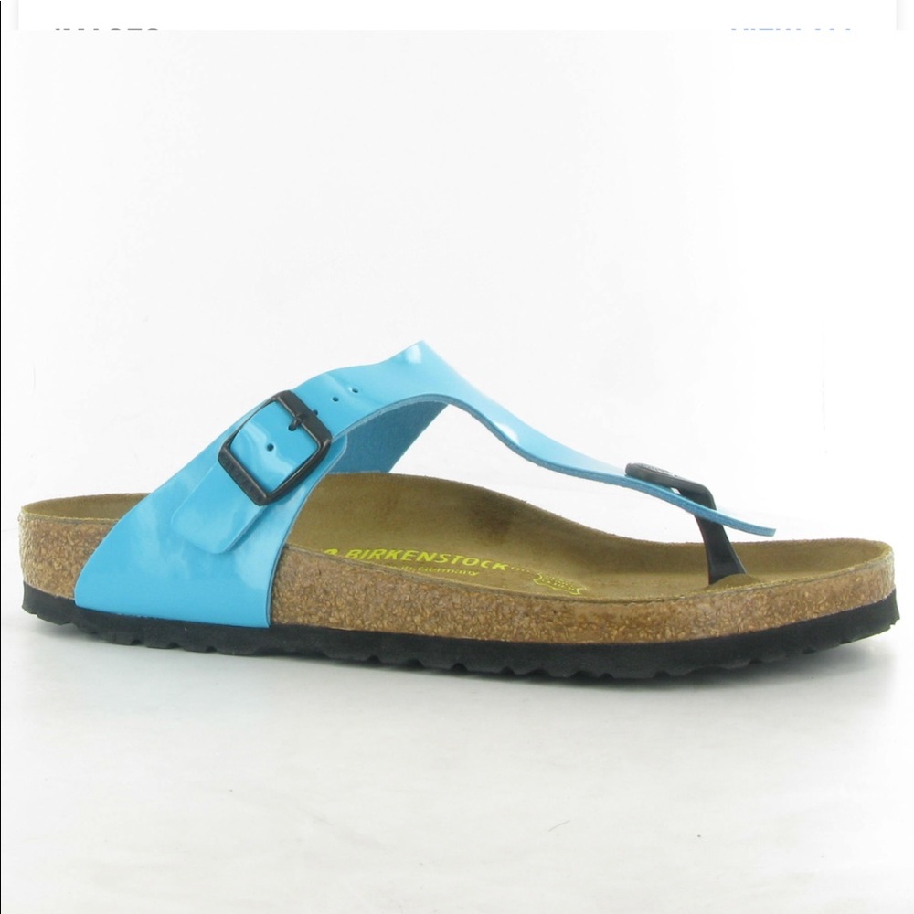 GUC 38 Birkenstock turquoise Gizeh sandal